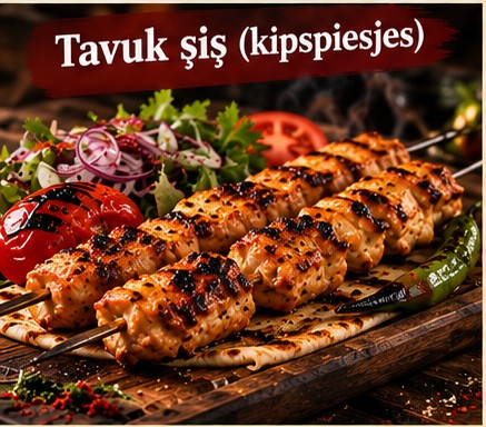 Tavuk şiş (kipspiesjes)